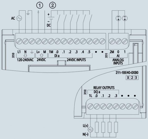 6ES7211-1BE40-0XB0-ac-dc-relay-drawing