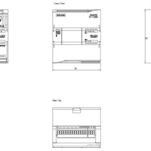 6ES7211-1BE40-0XB0-cpu-1211c-ac-dc-relay-drawing