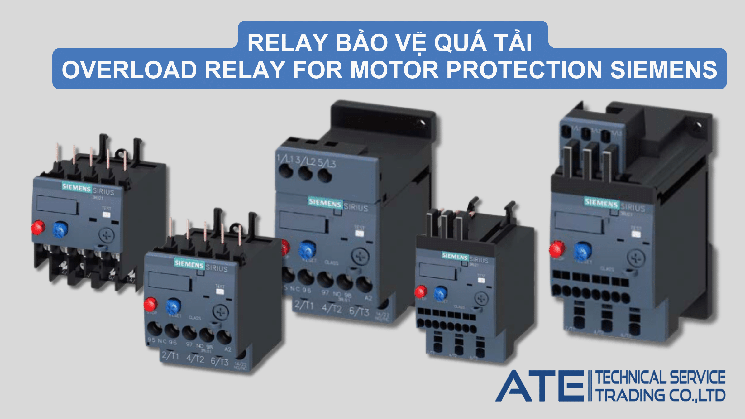 Relay bảo vệ quá tải - Overload Relay For Motor Protection Siemens ...