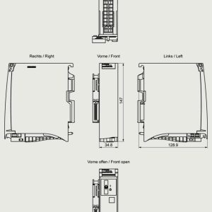 Alternative view of SIMATIC S7-1500 Power Supply PS 25 W - 6ES7505-0KA00-0AB0