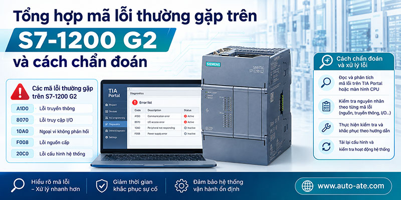 Tổng Hợp Mã Lỗi Thường Gặp S7-1200 G2